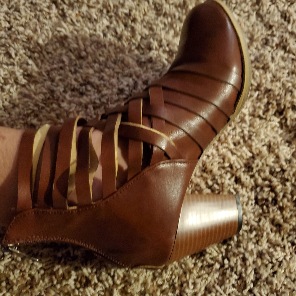 Booties with 2" heel